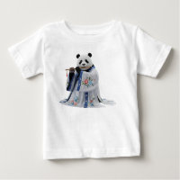 3D Panda in Traditional Chinese Hanfu