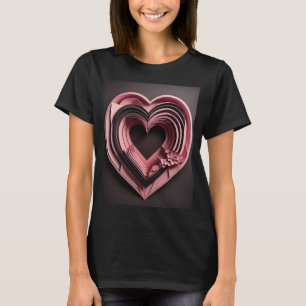 3D Paper Art Design T-shirt 