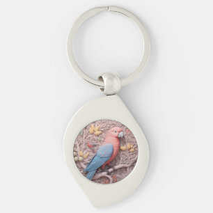 3D parrot Bird Lover  Key Ring