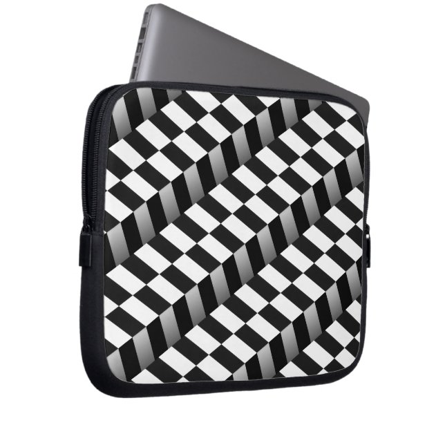 3D Pattern Art Laptop Sleeve (Front Right)