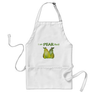 3D Pear Humour Standard Apron