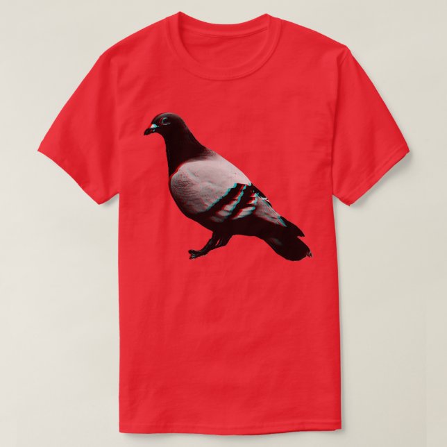 3D Pigeon T-Shirt (Design Front)