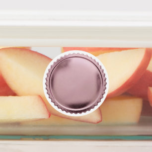 3D Pink Foil Seal Starburst Excellence Award Medal