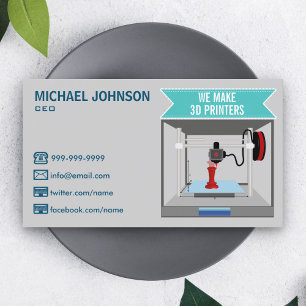 3D Printer Business Card