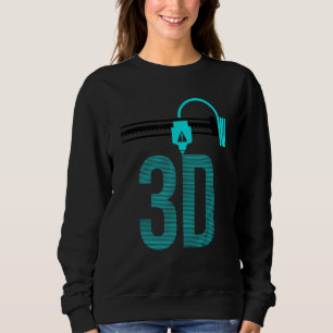 3D Printer For Men Women 3D Printing Sweatshirt