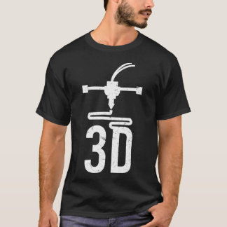 3D Printer Nozzle Design  Cool 3D Printing Geek T-Shirt