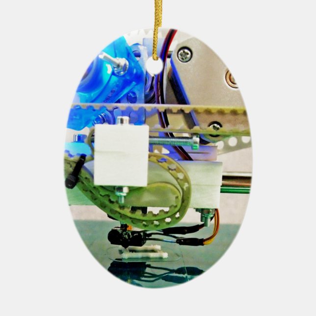 3D Printing; Additive Manufacturing; cool Ceramic Tree Decoration (Front)