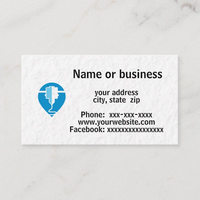 3D Printing Business Card (Front)
