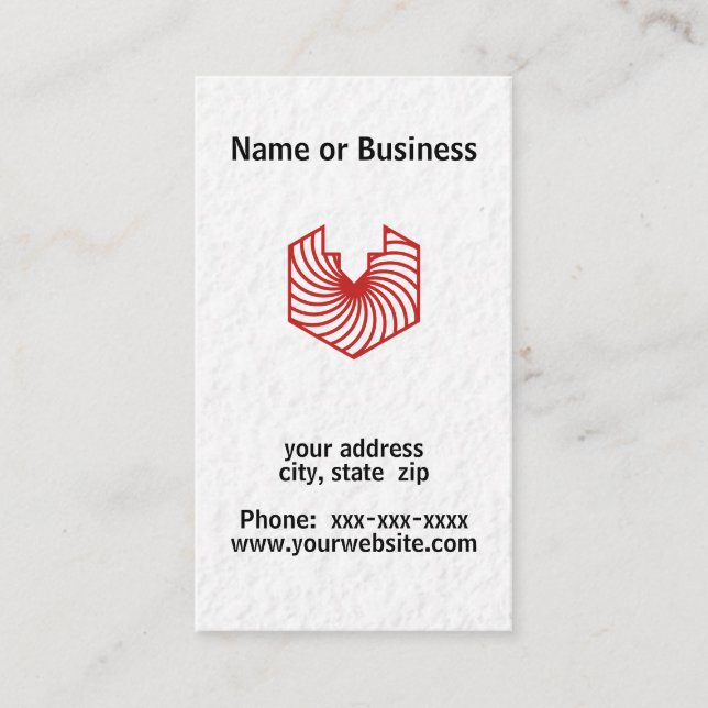 3D Printing Business Card (Front)