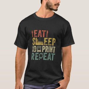 3D Printing Designs Men Women 3D Printer Enthusias T-Shirt