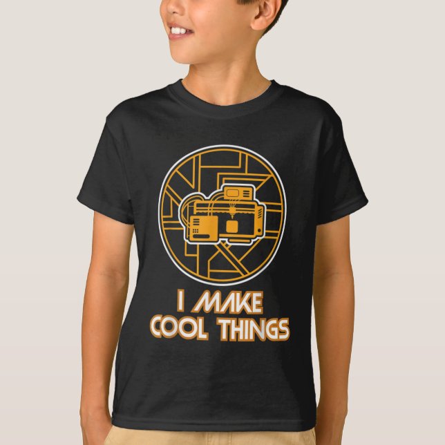 3D Printing T for a 3D-Printer Enthusiast T-Shirt (Front)