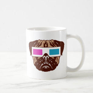 3D Pug Coffee Mug