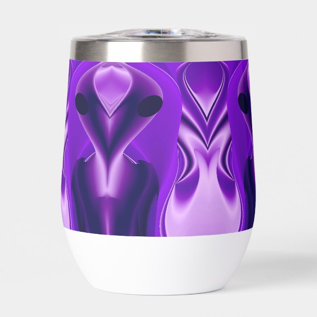 3D Purple Rainbow Dreams , Alien (Front)