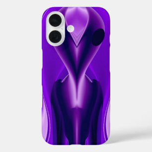 3D Purple Rainbow Dreams , Alien iPhone 16 Case