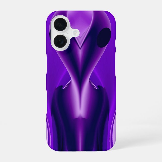 3D Purple Rainbow Dreams , Alien iPhone 16 Case (Back)