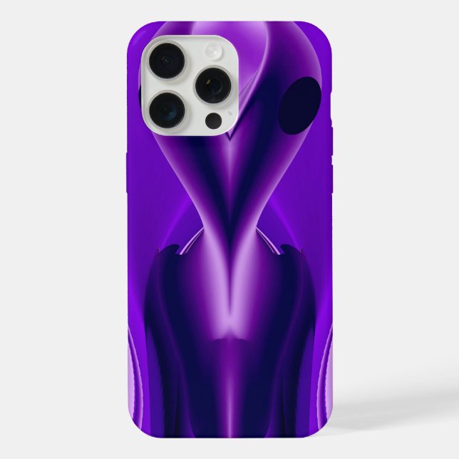 3D Purple Rainbow Dreams , Alien iPhone Case (Back)