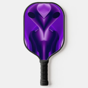 3D Purple Rainbow Dreams , Alien Pickleball Paddle