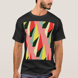 3D Pyramids: Retro Geometric Vintage. T-Shirt