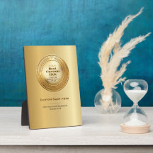 3D Realistic Gold Medal Custom Editable Award