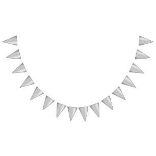 3D Realistic Silver Medal Custom Editable Award Bunting