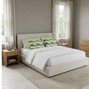 3D Render Lemon Green Guest House, Hotel & Home Decorative Cushion