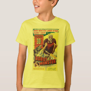 3D ROBOT MOON MONSTER Sci Fi Shirt