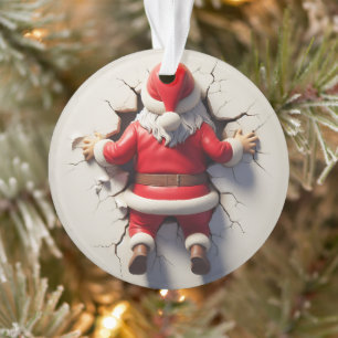 3d Santa Clause Ornament