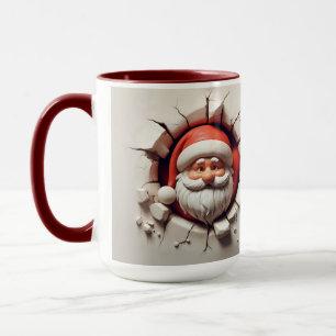 3D Santa Mug