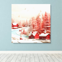 3D Scandinavian Winter Landscape