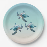3D Sea Turtles Ocean Themed