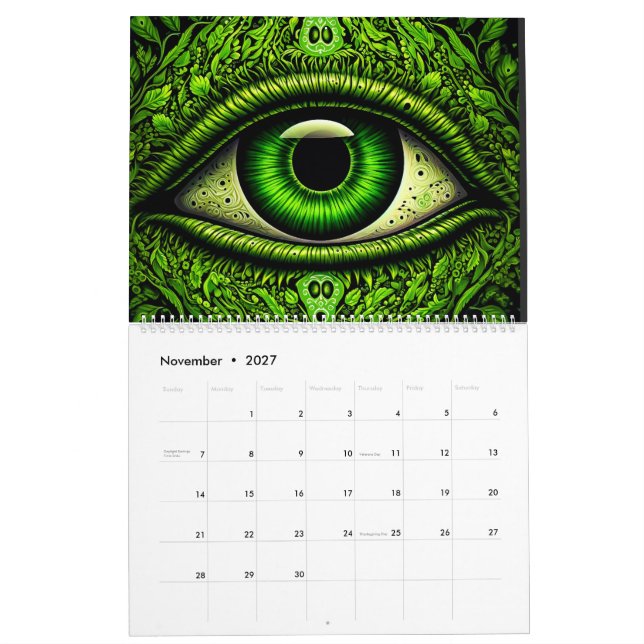 3D series Calendar (Nov 2027)