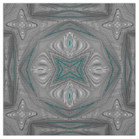3D! Silver Gray White Turquoise ~