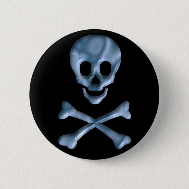 3D SKULL Button (Front)