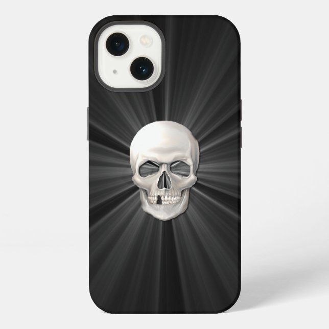3D Skull Glowing iPhone Case (Back)