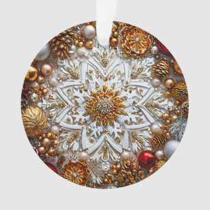 3d snowflake ornament