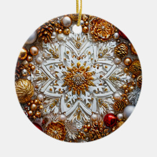3d snowflake ornament