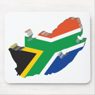 3D South Africa Mouse Pad