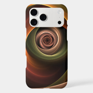3D Spiral Abstract Warm Colours Modern Fractal Art