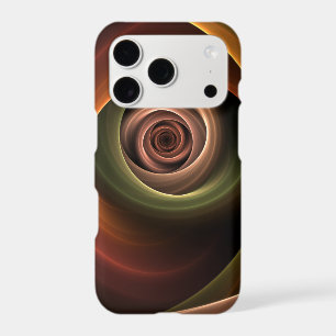 3D Spiral Abstract Warm Colours Modern Fractal Art