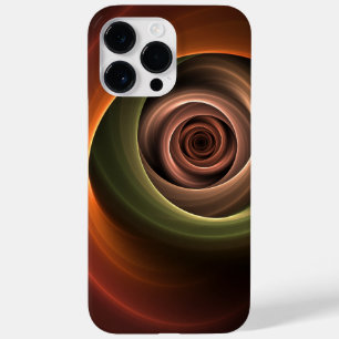 3D Spiral Abstract Warm Colours Modern Fractal Art Case-Mate iPhone 14 Pro Max Case