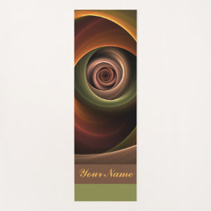 3D Spiral Abstract Warm Colours Modern Fractal Nam Yoga Mat