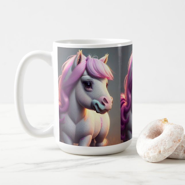 3D Spirit Pony 5 Coffee Mug (With Donut)
