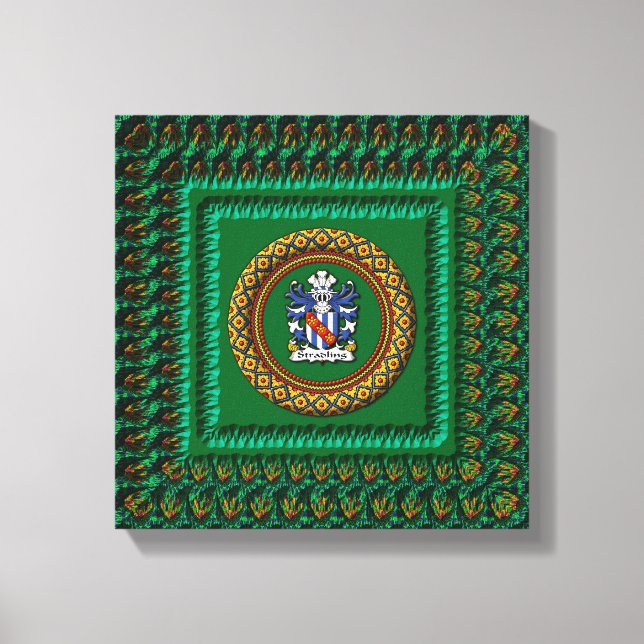 3D Stradling Crest on canvas by Krystyna (Front)