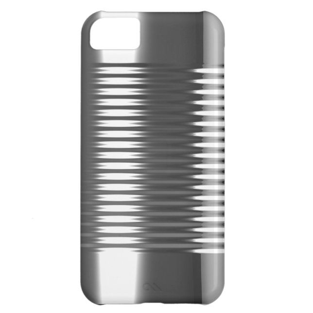 3d Tin Can Texture Case-Mate iPhone Case (Back)