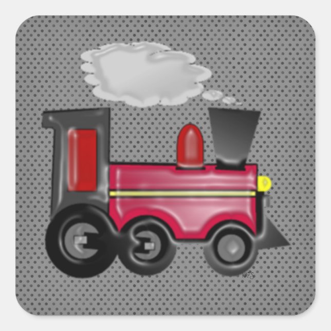3D Train Sticker (Front)