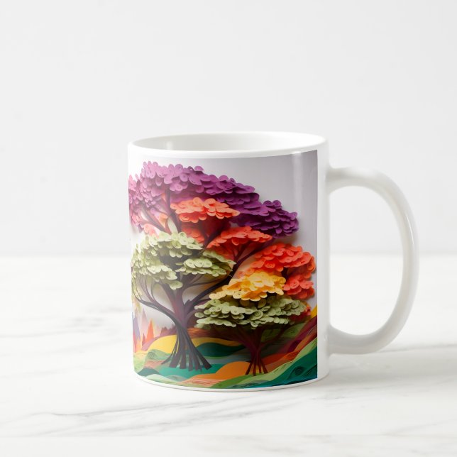  3D tree Coffee Mug (Right)
