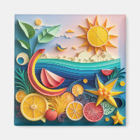 3D Tropical Fruits