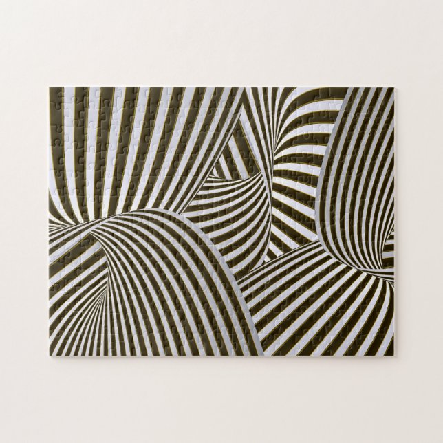 3D Twists Jigsaw Puzzle (Horizontal)