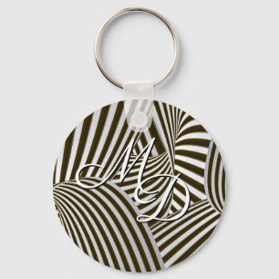 3D Twists Key Chain