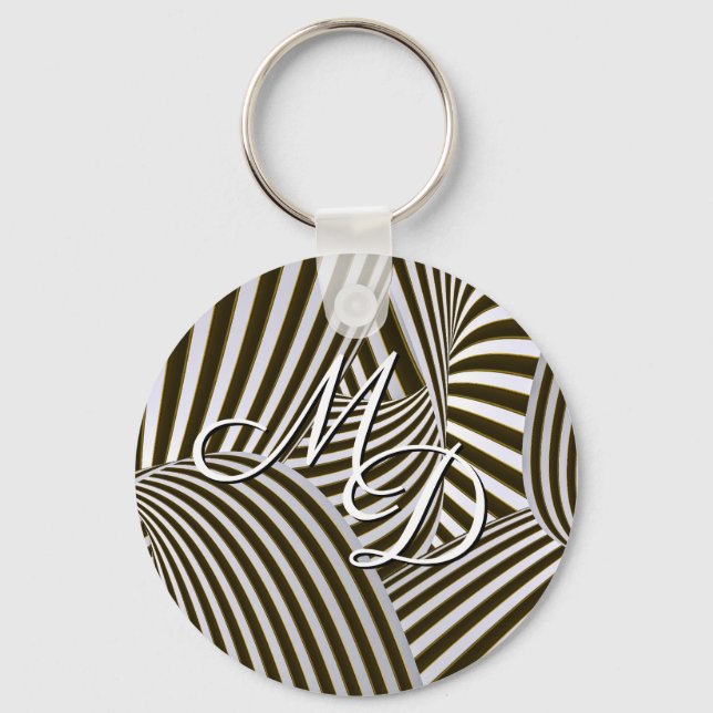 3D Twists Key Chain (Front)